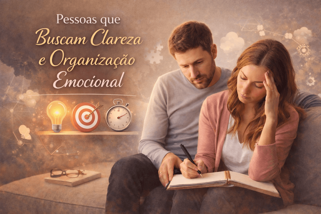 Pessoas que buscam clareza e organização emocional